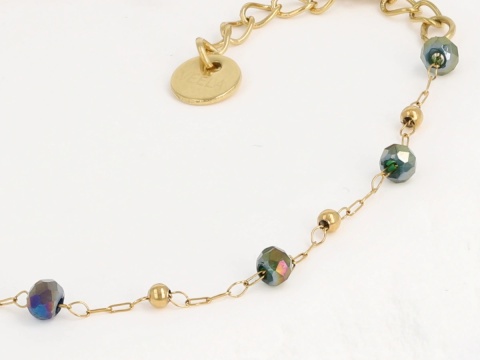 Bransoletka Balance – Kamień Księżycowy Zielony