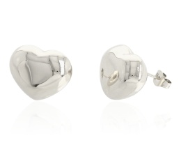 Kolczyki srebrne Love