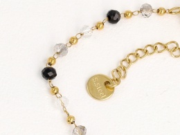 Bransoletka Balance – Onyx • Kryształ Górski