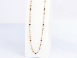 Naszyjnik Balance – Ametyst • Kwarc Różowy • Kryształ Górski